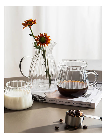 Nordic Glass Coffee & Milk Jug