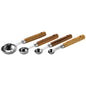4-Piece Stainless Steel Measuring Cups and Spoons Set | Durable Kitchen Measuring Tools for Accurate Cooking