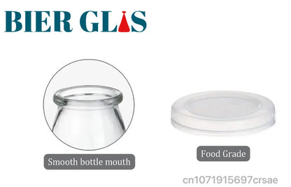 6-Piece Glass Pudding Jar Set – 100ml Yogurt Pots, Mousse Cups with Lids for Party Desserts & Food Storage