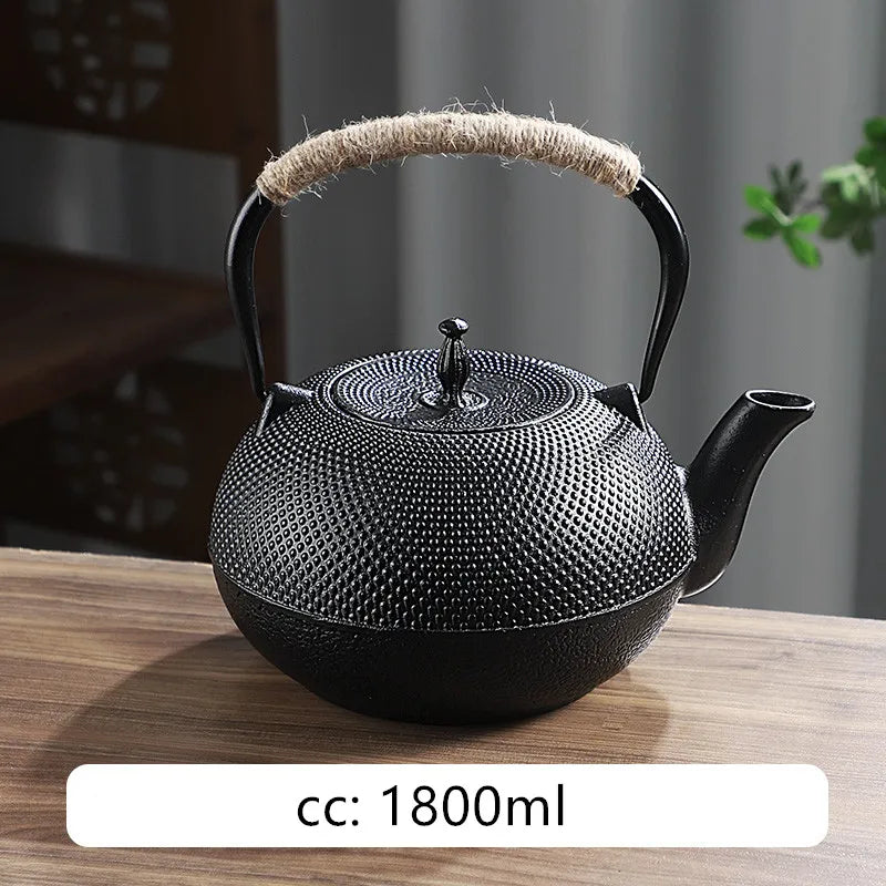 Japanese Cast Iron Teapot – Retro Outdoor Tea Cooker and Special Puer Teaware Teakettle