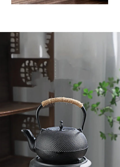 Japanese Cast Iron Teapot – Retro Outdoor Tea Cooker and Special Puer Teaware Teakettle