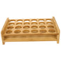 Glass Spice Bottles Wooden Rack Organizer – Multipurpose Storage and Display Stand