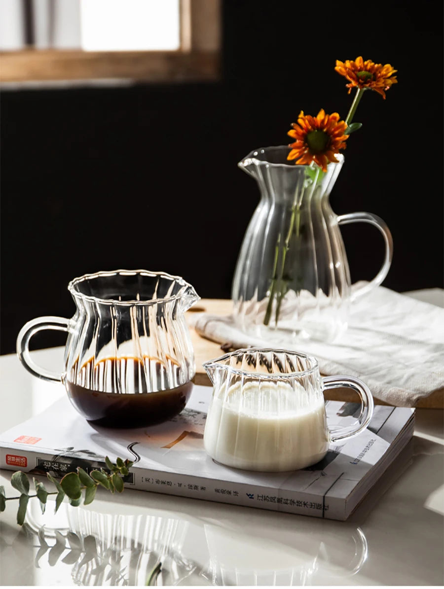 Nordic Glass Coffee & Milk Jug